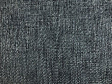 Load image into Gallery viewer, Designer Navy Blue Grey Woven MCM Mid Century Modern Tweed Upholstery Fabric