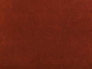 40" Wide Water & Stain Resistant Rusty Brown Genuine Mohair Upholstery Velvet Fabric