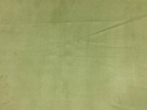 Designer Water & Stain Resistant Seafoam Green Suede Faux Leather Upholstery Fabric