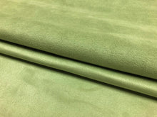 Load image into Gallery viewer, Designer Water &amp; Stain Resistant Seafoam Green Suede Faux Leather Upholstery Fabric