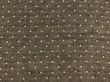 Load image into Gallery viewer, Holland + Sherry Polka Rustic Black Grey Beige MCM Mid Century Modern Linen Upholstery Drapery Fabric