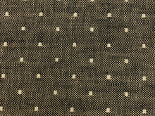 Load image into Gallery viewer, Holland + Sherry Polka Rustic Black Grey Beige MCM Mid Century Modern Linen Upholstery Drapery Fabric