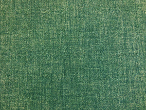 Designer Teal Green Upholstery Backed MCM Mid Century Modern Wool Upholstery Fabric