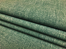 Load image into Gallery viewer, Designer Teal Green Upholstery Backed MCM Mid Century Modern Wool Upholstery Fabric