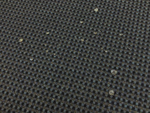Load image into Gallery viewer, Sunbrella Guam Bone Pacific Collection Water &amp; Stain Resistant Woven MCM Mid Century Modern Navy Blue Grey Upholstery Fabric