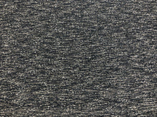 Load image into Gallery viewer, Designer Navy Blue Grey Off White MCM Mid Century Modern Tweed Boucle Upholstery Fabric