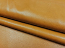 Load image into Gallery viewer, Designer Burnt Caramel Brown Faux Leather Vegan Upholstery Vinyl