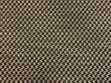 Load image into Gallery viewer, Designer Water &amp; Stain Resistant Beige Houndstooth MCM Mid Century Modern Geometric Upholstery Fabric