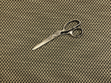Load image into Gallery viewer, Designer Water &amp; Stain Resistant Beige Houndstooth MCM Mid Century Modern Geometric Upholstery Fabric