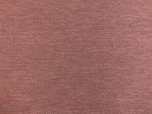 Water & Stain Resistant Rose Mauve Grey MCM Mid Century Modern Tweed Upholstery Fabric
