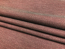 Load image into Gallery viewer, Water &amp; Stain Resistant Rose Mauve Grey MCM Mid Century Modern Tweed Upholstery Fabric