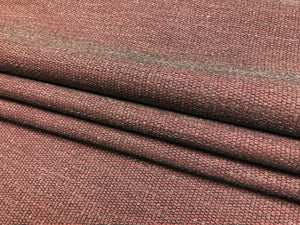 Water & Stain Resistant Rose Mauve Grey MCM Mid Century Modern Tweed Upholstery Fabric
