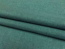 Load image into Gallery viewer, Designer Teal MCM Mid Century Modern Woven Upholstery Fabric