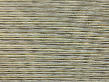 Load image into Gallery viewer, Designer Chartreuse Green Cream Black Stripe Velvet Upholstery Fabric