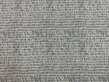 Load image into Gallery viewer, Designer Water &amp; Stain Resistant Grey Aqua Blue Off White Abstract Upholstery Fabric
