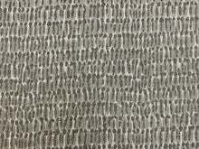 Load image into Gallery viewer, Designer Water &amp; Stain Resistant Indoor Outdoor Grey Abstract Upholstery Drapery Fabric