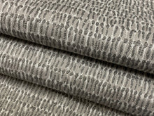 Load image into Gallery viewer, Designer Water &amp; Stain Resistant Indoor Outdoor Grey Abstract Upholstery Drapery Fabric