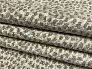 1.3 Yard Kravet Crypton Ghepardo Water & Stain Resistant Ivory Taupe Cheetah Animal Pattern Chenille Upholstery Fabric