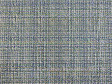 Load image into Gallery viewer, Designer Blue Turquoise Green White MCM Mid Century Modern Weave Upholstery Fabric