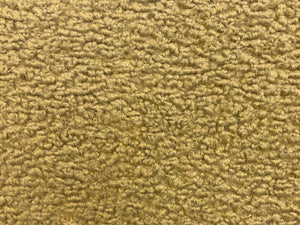 Designer Taupe Faux Shearling Boucle Upholstery Fabric