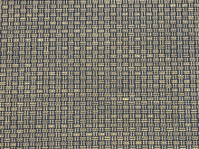 Load image into Gallery viewer, 1 1/3 Yd Designer Polypropylene Navy Blue Taupe Woven MCM Mid Century Modern Geometric Upholstery Fabric