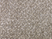 Load image into Gallery viewer, Designer Beige Taupe Cream MCM Mid Century Modern Woven Tweed Upholstery Fabric