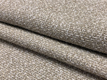 Load image into Gallery viewer, Designer Beige Taupe Cream MCM Mid Century Modern Woven Tweed Upholstery Fabric