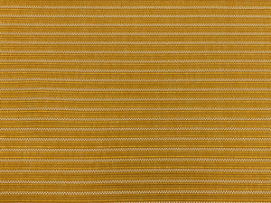 1 1/2 Yd Designer Mustard Gold White Woven Stripe Upholstery Fabric