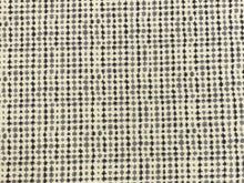 Load image into Gallery viewer, Designer Cream Charcoal Grey Blue Abstract Geometric Upholstery Drapery Fabric