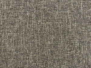 Designer Charcoal Black Brown White MCM Mid Century Modern Tweed Upholstery Fabric