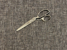 Load image into Gallery viewer, Designer Charcoal Black Brown White MCM Mid Century Modern Tweed Upholstery Fabric