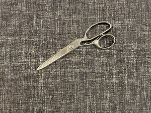Designer Charcoal Black Brown White MCM Mid Century Modern Tweed Upholstery Fabric