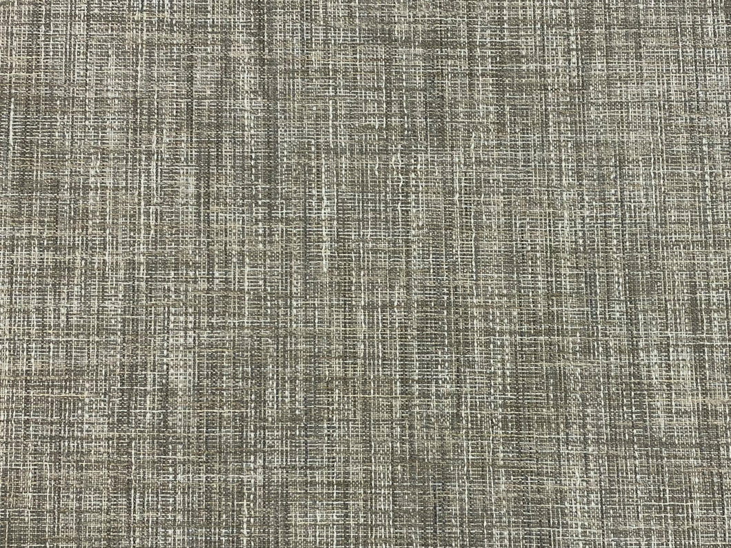 Designer Grey Beige White MCM Mid Century Modern Tweed Upholstery Fabric
