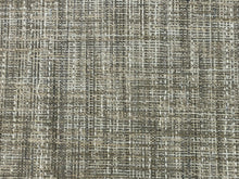 Load image into Gallery viewer, Designer Grey Beige White MCM Mid Century Modern Tweed Upholstery Fabric