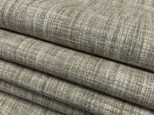 Load image into Gallery viewer, Designer Grey Beige White MCM Mid Century Modern Tweed Upholstery Fabric