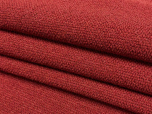 Load image into Gallery viewer, Designer Water &amp; Stain Resistant Raspberry Plum MCM Mid Century Modern Boucle Upholstery Fabric