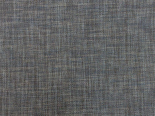 Load image into Gallery viewer, 1 1/2 Yd Designer Water &amp; Stain Resistant Navy Denim Blue Brown MCM Mid Century Modern Tweed Upholstery Fabric