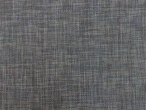 1 1/2 Yd Designer Water & Stain Resistant Navy Denim Blue Brown MCM Mid Century Modern Tweed Upholstery Fabric