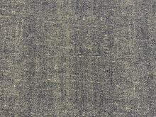 Load image into Gallery viewer, Designer Water &amp; Stain Resistant Navy Blue Grey Distressed Abstract MCM Mid Century Modern Tweed Upholstery Drapery Fabric