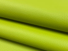 Load image into Gallery viewer, Designer Heavy Duty Lime Green Vegan Faux Leather Upholstery Vinyl