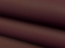 Load image into Gallery viewer, 1 1/2 Yd Designer Eggplant Purple Heavy Duty Faux Leather Upholstery Vinyl
