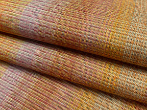 Designer Water & Stain Resistant Ombre Orange Magenta Beige Upholstery Fabric