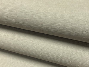 Designer Performance Oyster Beige Faux Silk Faux Leather Upholstery Vinyl