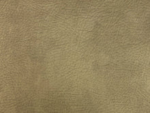 Load image into Gallery viewer, Designer Taupe Distressed Faux Leather Upholstery Suede Fabric