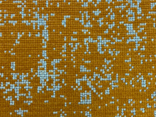 Load image into Gallery viewer, Designer Ochre Mustard Gold Grey Abstract Chenille Upholstery Fabric