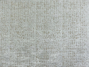 Designer Light Blue Beige Distressed MCM Mid Century Modern Chenille Upholstery Fabric
