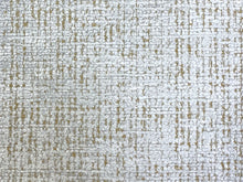 Load image into Gallery viewer, Designer Light Blue Beige Distressed MCM Mid Century Modern Chenille Upholstery Fabric