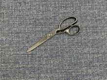 Load image into Gallery viewer, Kravet Design 35665 Navy Blue Cream MCM Mid Century Modern Tweed Upholstery Fabric