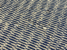 Load image into Gallery viewer, HOLLAND &amp; SHERRY GENOA Water &amp; Stain Resistant indoor/outdoor Royal Navy Blue White Abstract Geometric Upholstery Fabric