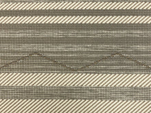 Load image into Gallery viewer, Christopher Farr Mare Latte Beige Taupe White Stripe Upholstery Fabric